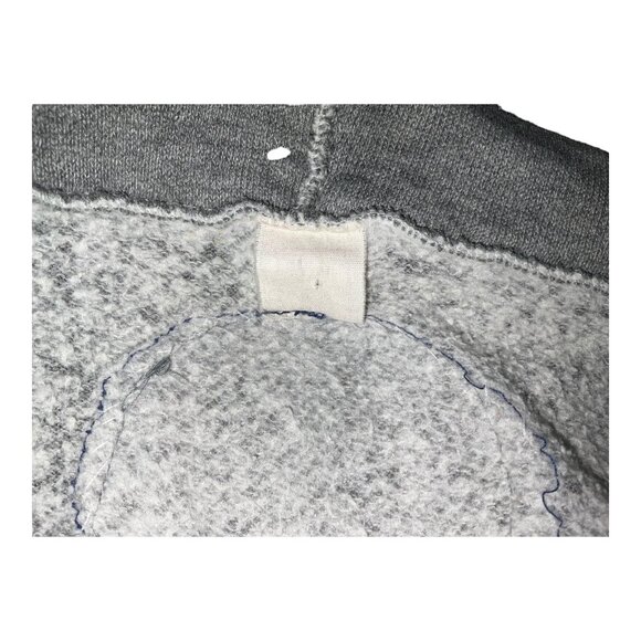 Vintage Gray Hoodie With Sewn-On Collectible Patches - Picture 16 of 16